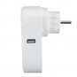 AC 100-240V Smart WiFi Socket APP Remote Control EU Plug Timer Switch with USB Charger