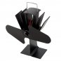 Heat Powered Stove Fan 2 Blades for Wood Log Heating Burner Fireplace Eco Silent