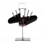 Heat Powered Stove Fan 2 Blades for Wood Log Heating Burner Fireplace Eco Silent