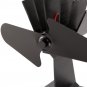 Heat Powered Stove Fan 2 Blades for Wood Log Heating Burner Fireplace Eco Silent