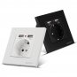Excellway 5V Max 2.1A Dual USB Port Wall Charger Adapter EU Plug Outlet Power Socket