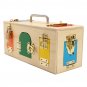 Kids Life Skill Learning Wooden Montessori Practical Wood Lock Box Educational Science Toys