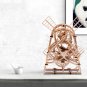 Wood Trick Windmill Mechanical Model 3D Wooden Puzzles DIY Toy Assembly Gears Constructor Kits Gifts