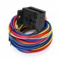 Heavy Duty Electric Fan Wiring Install Complete Kit Thermostat Sensor 40A Relay