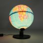 25cm 220V World Globe LED Illuminated Night Light Lamp Home Room Office Decor Children Gift