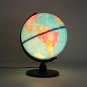 25cm 220V World Globe LED Illuminated Night Light Lamp Home Room Office Decor Children Gift