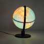 25cm 220V World Globe LED Illuminated Night Light Lamp Home Room Office Decor Children Gift