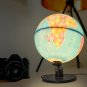 25cm 220V World Globe LED Illuminated Night Light Lamp Home Room Office Decor Children Gift