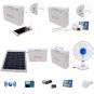 20W 18V Solar Panel RV Boat Power Storage Generator with 3 LED Light USB Charger System