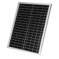 20W 18V Solar Panel RV Boat Power Storage Generator with 3 LED Light USB Charger System