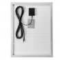 20W 18V Solar Panel RV Boat Power Storage Generator with 3 LED Light USB Charger System