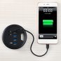 XDUH-334 4-Port USB 3.0 HUB External Stereo Audio Interface Sound Adapter Combo USB Charger