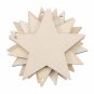 10Pcs Blank Star Shape Wood Chip Sheet Hanging Tags Cutouts Laser Engraving Wooden DIY Crafts