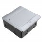 Panel EU Standard Pop Up Floor Socket 2 Way Electrical Power Outlet Modular Box Wall