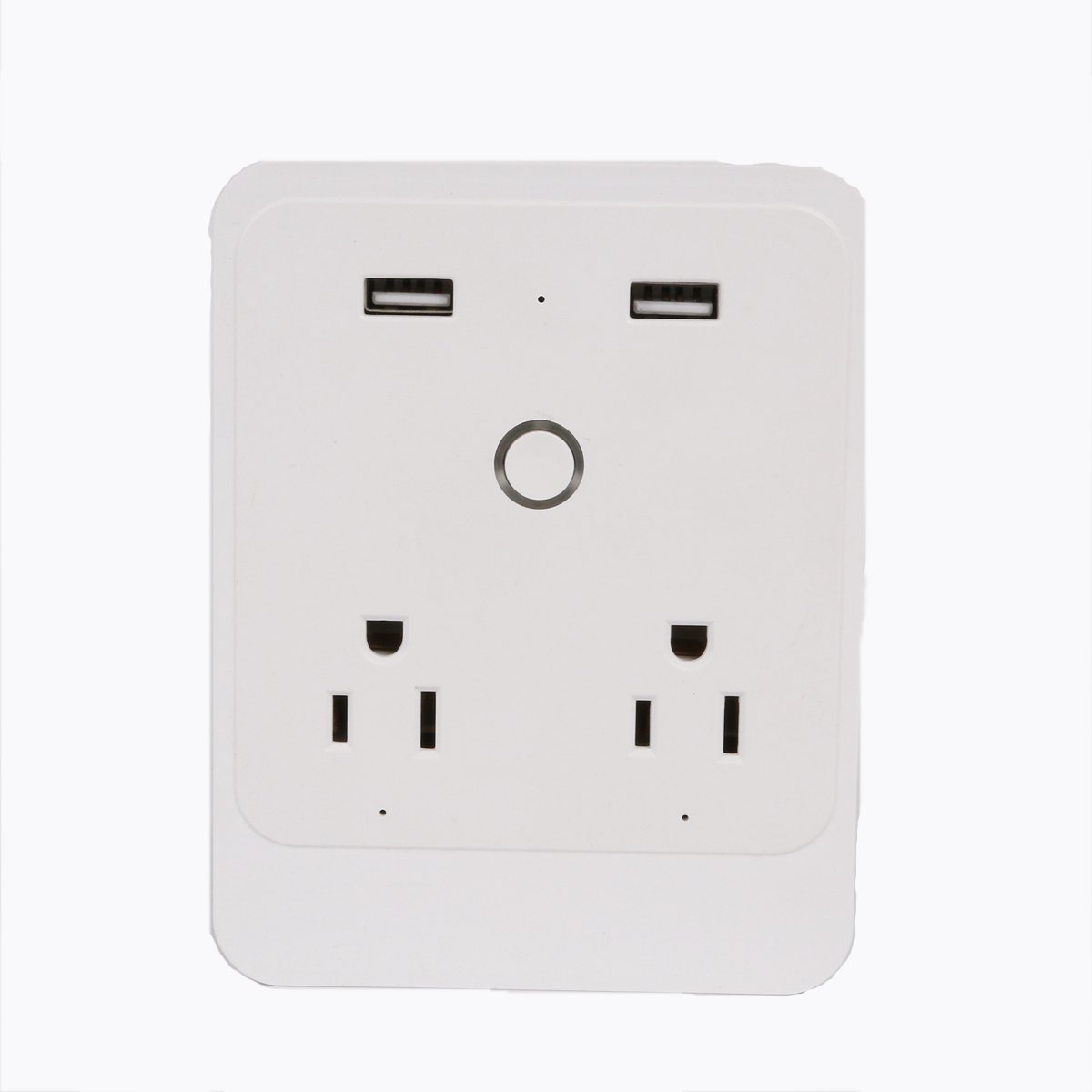 100-240V 10A Smart WiFi Socket Intelligent Dual USB Mobile Remote Control Smart Socket US Plug