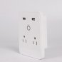 100-240V 10A Smart WiFi Socket Intelligent Dual USB Mobile Remote Control Smart Socket US Plug