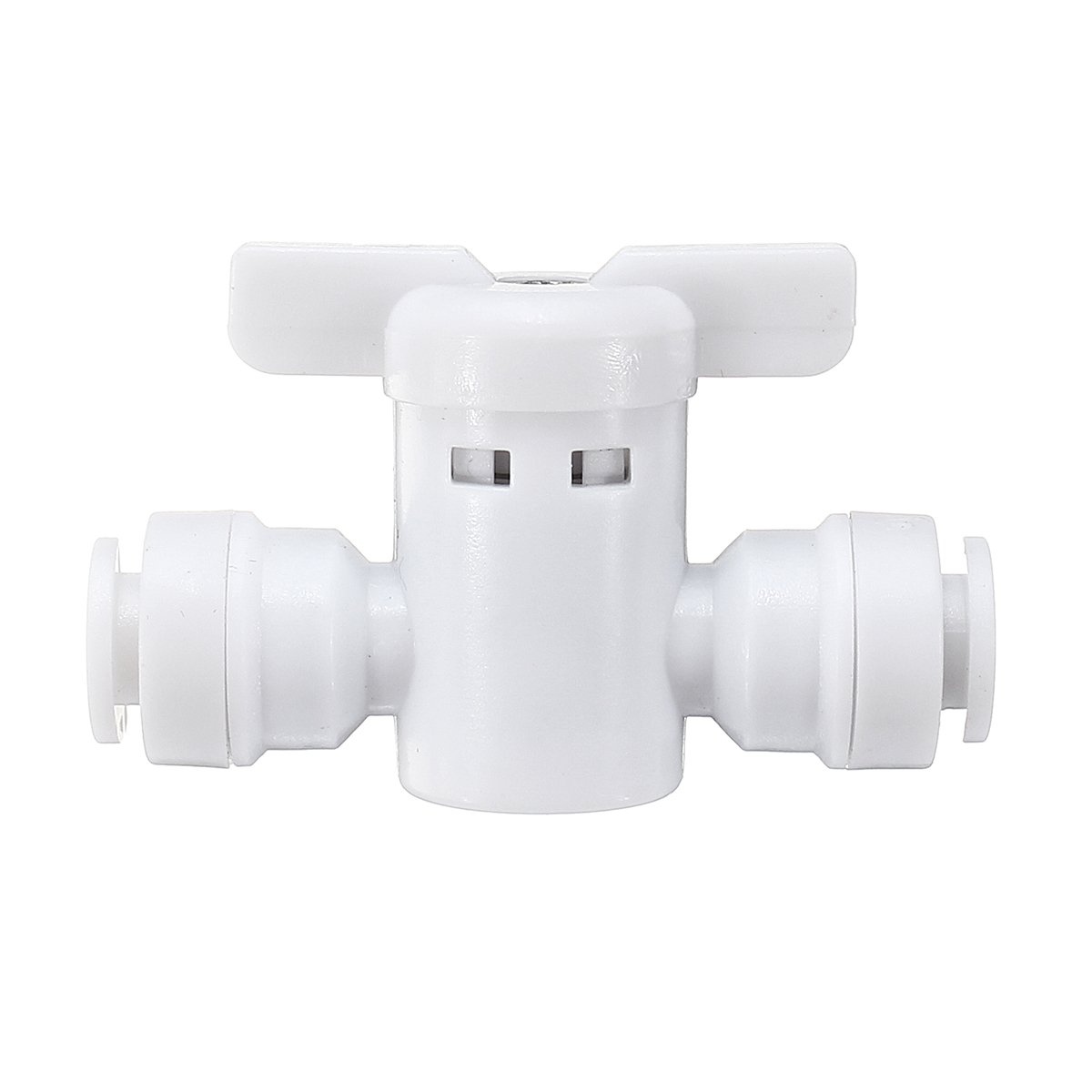 1/4 Inch Tube Quick Connector Double Pass Valve Fittings Connection Pipes for Water Filters