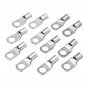 12 Pcs Copper Cable Lugs Wire Connector Terminal 2 AWG 35mm Hole 10mm Tinned Copper Terminals Conne