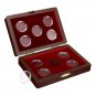 Coin Wood Case Adjustable Display Box Wooden Storage Holders for 10 Coins NGC PCGS