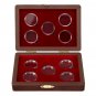 Coin Wood Case Adjustable Display Box Wooden Storage Holders for 10 Coins NGC PCGS