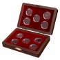 Coin Wood Case Adjustable Display Box Wooden Storage Holders for 10 Coins NGC PCGS