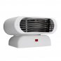 200-500W Electric Portable Low Profile Floor/Desk Fan Cooling or Heater