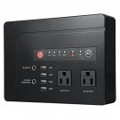 200W 146WH 110-240V Solar Pure Sine Wave Inverter Backup Power Station Generator Storage