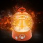 220V 900W Mini Heater Fan Household Energy Saving Bird Cage Shape Electric Heater Fan