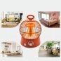 220V 900W Mini Heater Fan Household Energy Saving Bird Cage Shape Electric Heater Fan