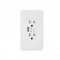 WIFI Smart Wall Socket 16A AC Outlet 5V/2A USB Output Wireless APP Control Socket