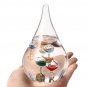 Water Drop Galileo Thermometer Color Globe Temperature Indicator 18-26 Christmas Gift Decorations