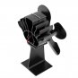 4 Blades Heat Powered Stove Fan Wood Burning Stove Fan Eco Stove Top Fan