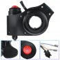 Thumb Throttle Electric Bike Scooter Key Knock with Power Switch LED Voltage Display