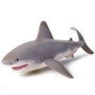 PVC White Shark Model Toys Ocean Sea Sealife Animal Figure Children Kids Gift