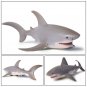 PVC White Shark Model Toys Ocean Sea Sealife Animal Figure Children Kids Gift