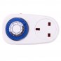 24 Hour Plug-in Mechanical Timer 16A Grounded Plug Timer Switch Socket UK 220V-240V