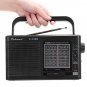 DC 4.5V 3W Portable Full World Band Radio AM FM SW Receiver Speaker Telescopic Antenna Jack
