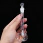 25ml Clear Glass Volumetric Flask with Stopper Lab Chemistry Glassware Round Bottom