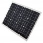 Solar Panel Double USB Interface 30W 12V/5V DC Crocodile Clip Four Heads Monocrystalline