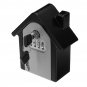4 Password Key Lock Storage Box Wall Mount Holder Combination Safe Parts Organizer with 2 Keys