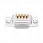 DB9 10Pcs Rectangle Female Two-Row 9-Holes Welding Wire Connector Plug Adapter Connector