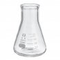 50mL Lab Glass Erlenmeyer Conical Flask Bottle w/ Rim Borosilicate Laboratory Glassware