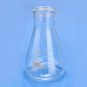 100mL Lab Glass Erlenmeyer Conical Flask Bottle w/ Rim Borosilicate Laboratory Glassware