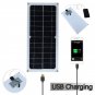 10W 12V/5V Monocrystalline Solar Panel Save Energy USB Module Battery Charger Solar Cells