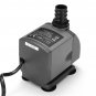 FA1500 220V 25W Submersible Water Pump with 2M Power Cord 3 Nozzles For Waterfall Filter Fish Ponds