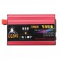 DOXIN Power Inverter 1000W Peak Modified Sine Wave Converter DC 12V/24V To AC 220V USB Plug Port