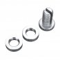 20Pcs Electric Fence Line Clamp Double Threaded Connection Anti Loose