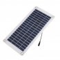 12V 9.2W Solar Panel Powered Kit System Semi-flexible Portable Polysilicon Solar Panels