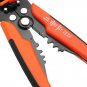 Multifunctional Stripper Plier Crimper M3-400pcs Cold Pressing Electrical Wire Terminal Sets Orange