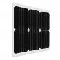 20W 12V Mono Silicon Semi-Flexible Solar Panel w/ 3m Cable Crocodile Clip Detector